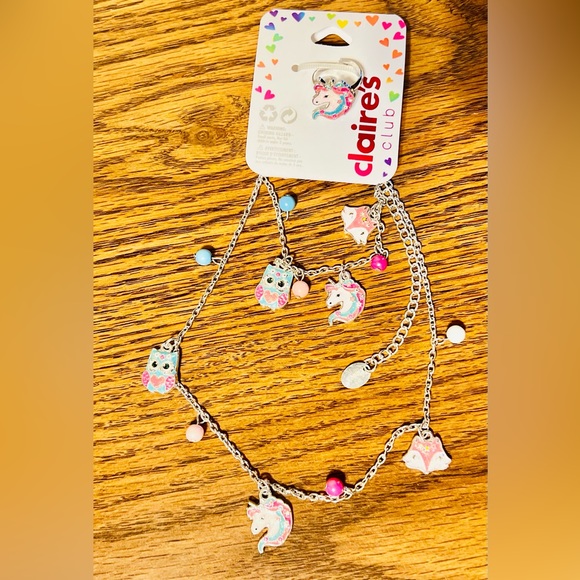 Claire’s NWT Unicorn Jewelry Set - Picture 7 of 9